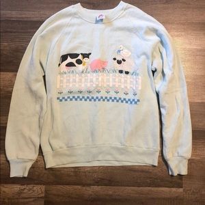 Vintage Cow Sweatshirt